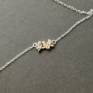 LAST CHANCE 925 Sterling 3 little birds Necklace 16inch, 4 inch extender